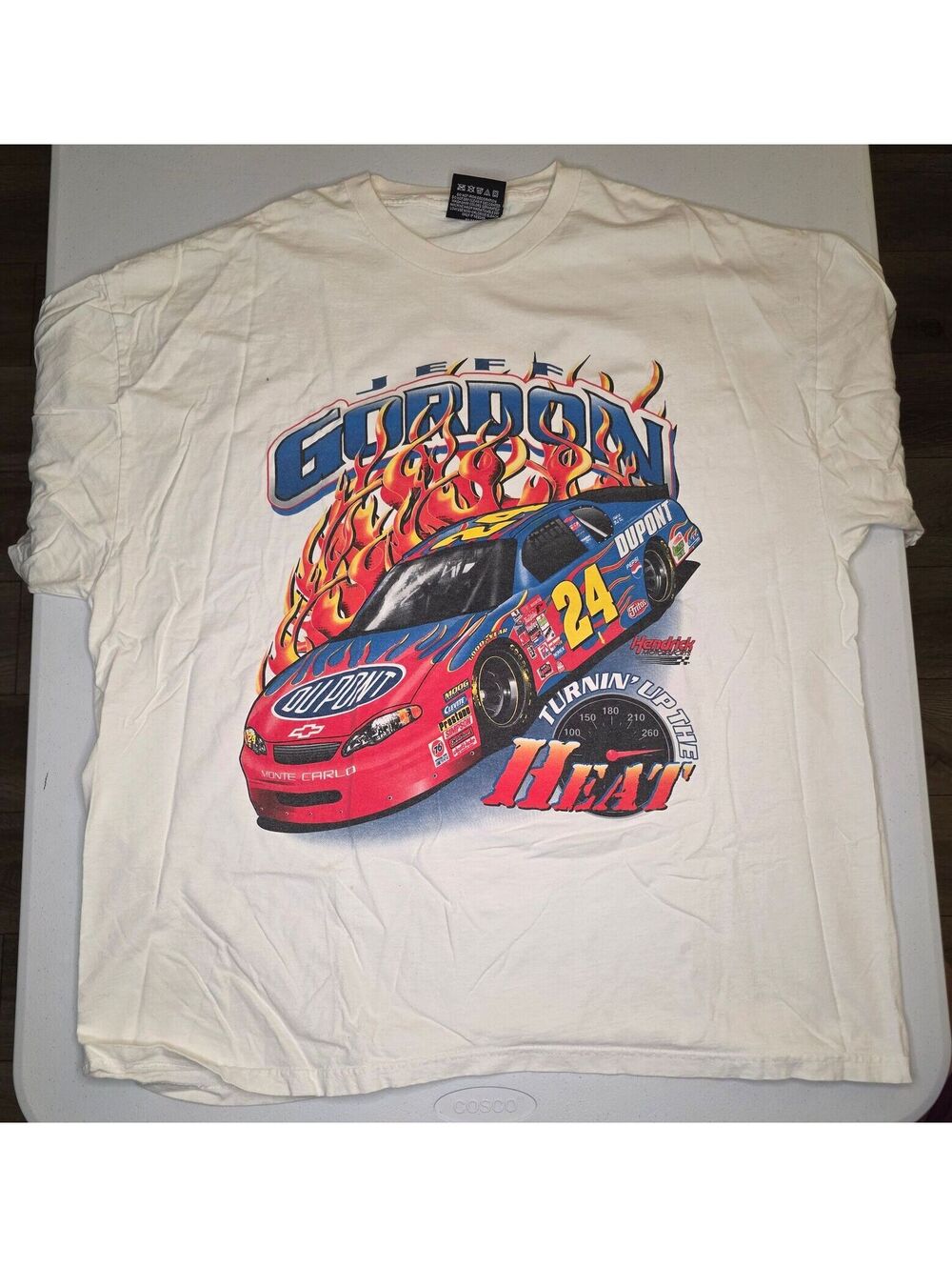 2001 Nascar Jeff Gordon DuPont Flamer Tee